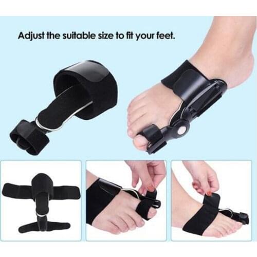 1pc Pain Relief Adjustable Big Toe Corrector Bunion Splint Correction Hallux Valgus Straightener Foot Orthopedic Foot Care Tool