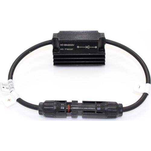 10Pcs/Lot 55Amp DC 2000V PV Style Solar Panel In-Line Diode Connector IP67 For Combiner Box Solar