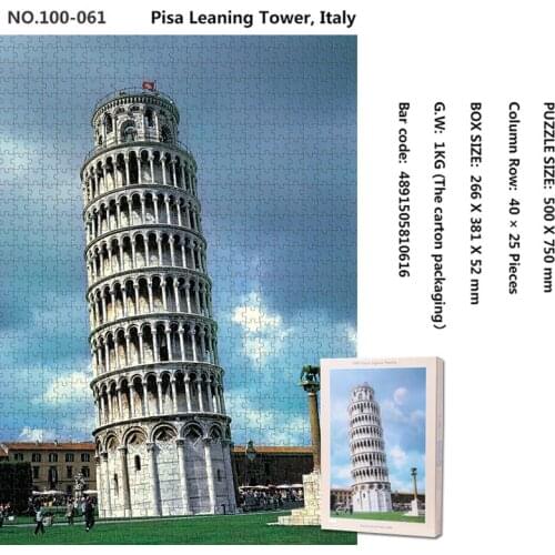 1000 Children Adult Learning Entertainment Gifts to Relieve Pressure Ltaly Famous Architecture Landscape Hanging Picture Puzzle