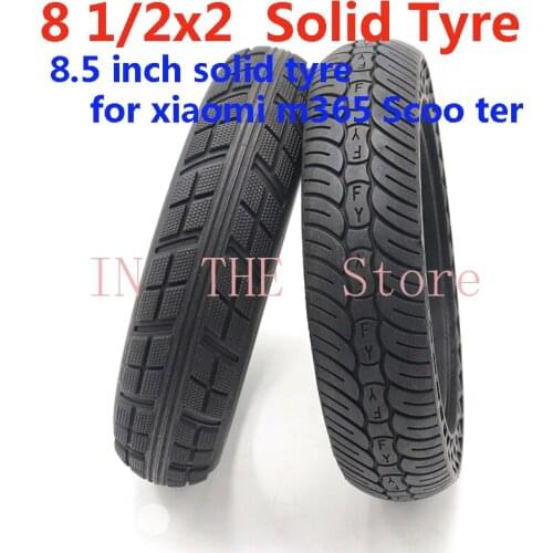 8.5X2 Solid Tyre for Xiaomi Mijia M365 Electric Scooter Wheel for M365 Pro Shock Absorber Damping Rubber Solid Tire '8 1/2x2