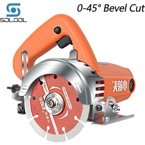 DIY Mini Stone Cutting Machine Electric Multi-Function Power Tools Slotting Machine Concrete Tiles Marble Woodworking Metal Cutt