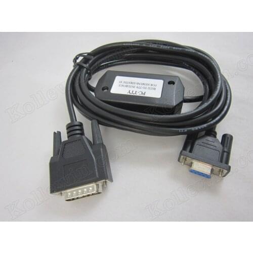 Freeship PC-TTY PC/TTY RS232 S5 cable 6ES5734-1BD20 (DB15) 6ES5 734-1BD20 S5 PLC adapter PC TTY SIMATIC S5 734-1 CABLE