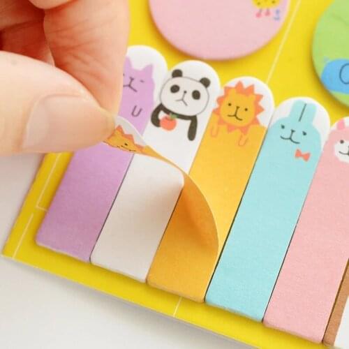 Animals Party Memo Pad N Times Sticky Notes Memo Notepad Bookmark Gift Stationery Office & School Supplies