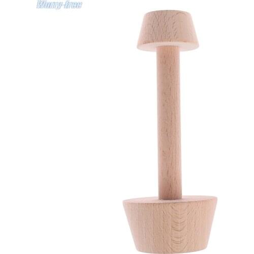 Wooden Egg Tart Tamper Portable Double Side Pastry Egg Tart Pusher Eggtart Mold Baking Cake Kitchen Tools