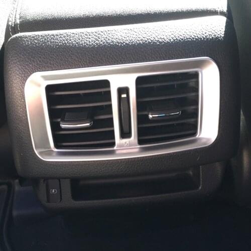 For Nissan Navara NP300 2017 2018 2019 Interior Rear Armrest Box Frame Air Condition Vent Outlet Cover Trim Accessories