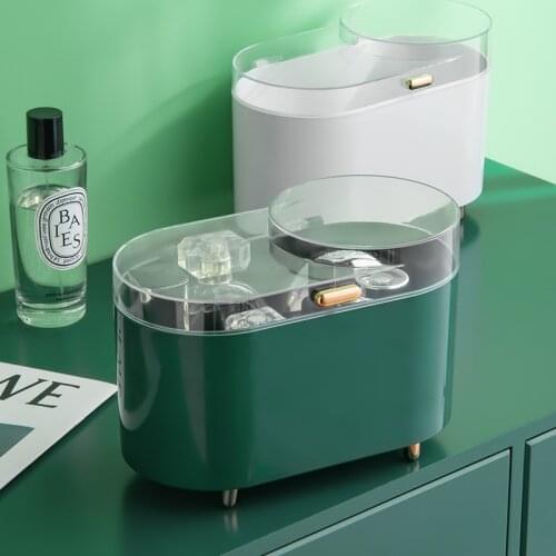 Perfume Makeup Tools Lipstick Organizer Makeup Brush Holder Desktop Cosmetic Box Eyebrow Pencil Storage Container