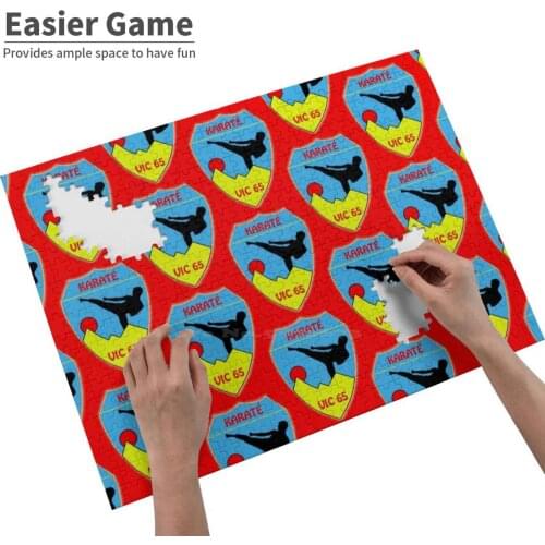 Kcvic65 Jigsaw Puzzle Educational Puzzle Games Toys Karate Club Vic Martial Tournament Japan Japanese Association Punch Kick