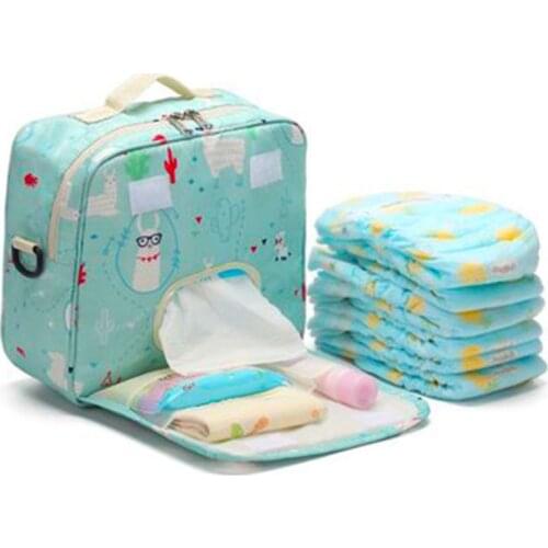 Infant Nappy Storage Bin Baby Diaper Organizer Reusable Wipes Bag Caddy Basket Wet/Dry Bag Mummy Storage Bag Travel Unicorn Bags