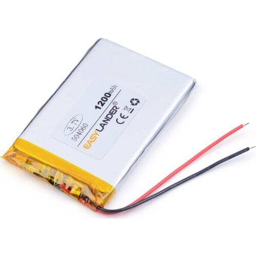 Li ion 3.7V,1200mAH,504060 PLIB; polymer lithium ion / Li-ion battery for GPS,mp3,mp4,mp5,dvd,bluetooth,model toy mobile bluetoo
