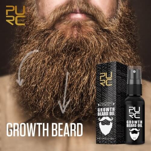 Growth Beard Oil Grow Beard Thicker Gentle Hair Growth Beard Growth Care Moisturizing Nourishment Anti-Dandruff Hair Care TSLM1