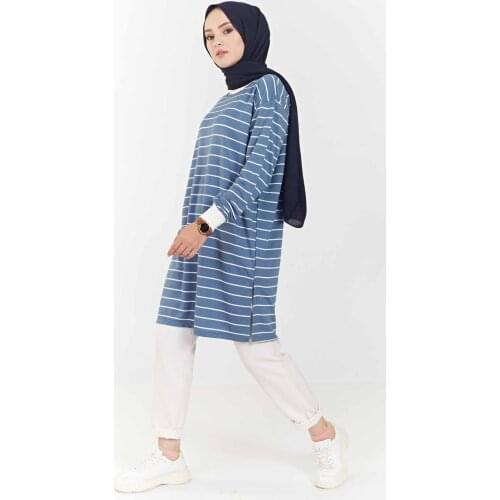 Muslim Womens Sport Tunic 2021 Long Shirt Casual Long Sleeve Women Hijab Eid Mubarak Islamic Clothing Muslim Fashion Turkish