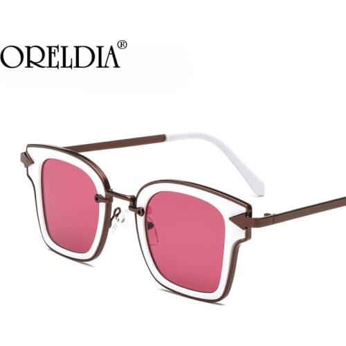2021 Latest Arrow sunglasses Ladies Metal Trend Fashion Men And Women Sunglasses Two-Tone Frame Color Film Sunglasses Hot UV400