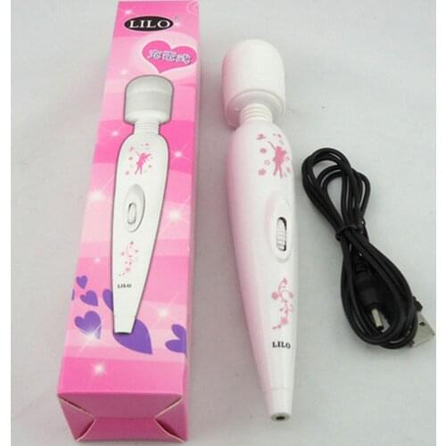 Rechargeable AV Stick Magic Stick High Level Rechargeable USB Interface AV Vibrator Female Massage Vibrators Adult Supplies