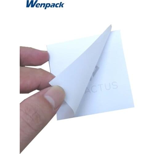 Custom print 1 colors logo adhesion gift paper sticky note