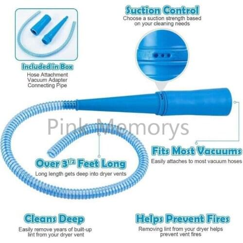 Fast delivery Dryer Lint Vacuum Hose 1M Dust Removal Extension Tube For Cleaner Robot Home Office Cleaning Tool Home Accessories