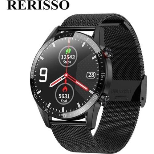 New L13 Smart Watch Men IP68 Waterproof Business Bluetooth Call ECG PPG Smartwatch Women Blood Pressure Fitness Tracker Bracelet