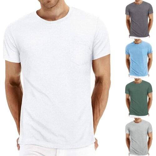 Thefound Men's Plain T-shirts
