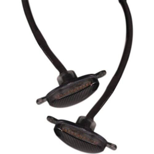 Universal Car Bumper Front Grille Light Amber LED Grille Light for Toyota Kia Honda Mercedes Ford Chevrolet