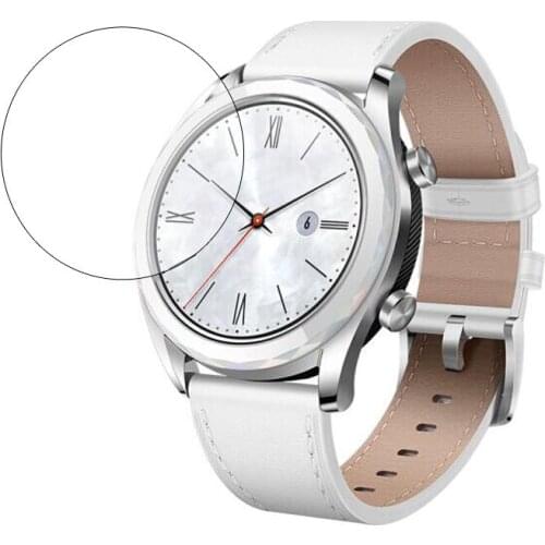 Tempered Glass Clear Protective Film Guard For Huawei Watch GT Elegant Smartwatch Toughened Display Full Screen Protector Cover