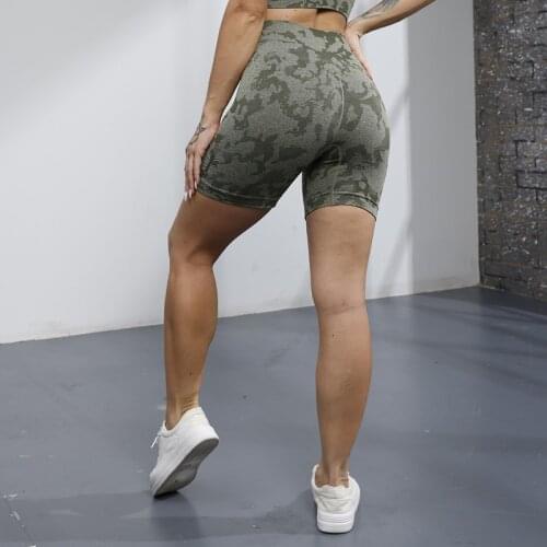 LANTECH Women Yoga Shorts Sports Sportswear Fitness Workout Squat Tights Exercise Gym High Waist Shorts Clothese Activewear