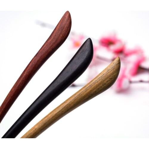 Natural Wooden Hair Jewelry for Women 2018 Simple Minimalist Hairpin Hair Pin Stick Wedding Decorations Accessories