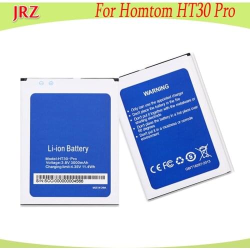 1LOT=10PCS Battery 3.8V 3000mAh High Capacity battery For Homtom HT30 HT30 Pro phone Replacement Batteries