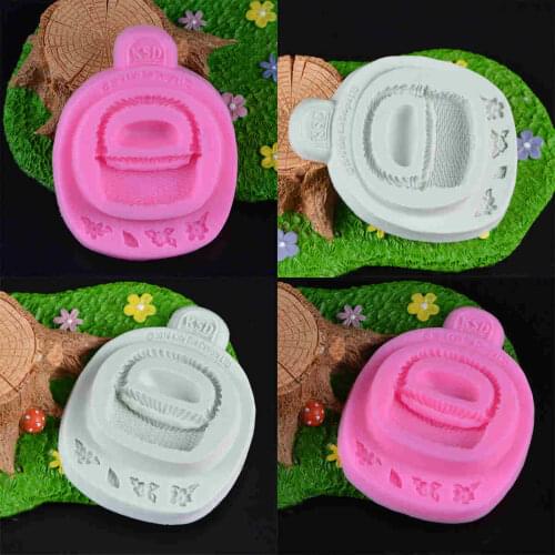 1pc Silicone Fondant Flower Basket Mould Cake Decoration Icing Sugarcraft Paste Mold