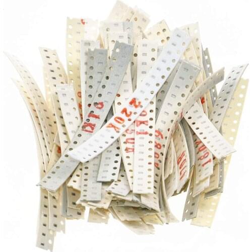 1800pcs/lot 90value x 20pcs 1% 0603 SMD Resistor Assorted Kit 1ohm-10M ohm Chip Fixed Resistor Sample Kit Sample Bag