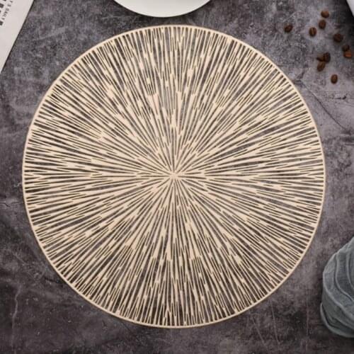 4Pcs/set Hollow Out Serving Napkins for Cutlery Placemats for Table Pvc Track On The Table Napkins Coasters Wedding Decorative