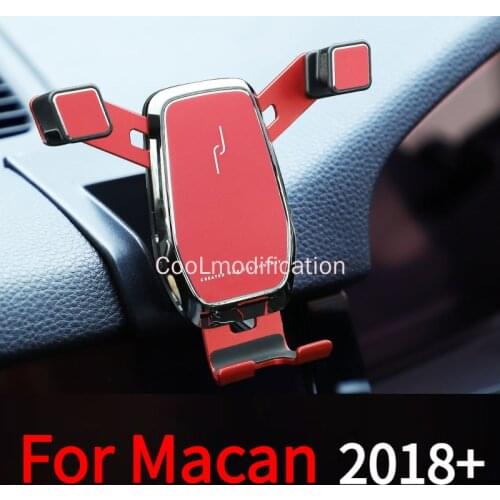 Car phone holder for Porsche macan 2019 2018 2020 Mobile phone stand interior modification accessories Mobile phone holder