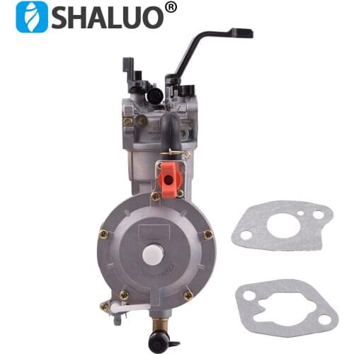Russia Shipping Gasoline Generator LPG Carburetor dual fuel LPG NG conversion kit for 2KW 3KW 6.5HP Electric generator parts