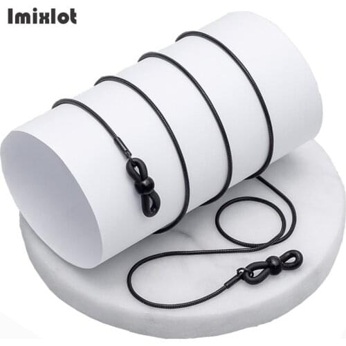1PC Vintage Glasses Chain Holder Men Women Fashion Black Sunglasses Eyeglass Neck Cord Retainer Strap Eyewear Spectacles Holder