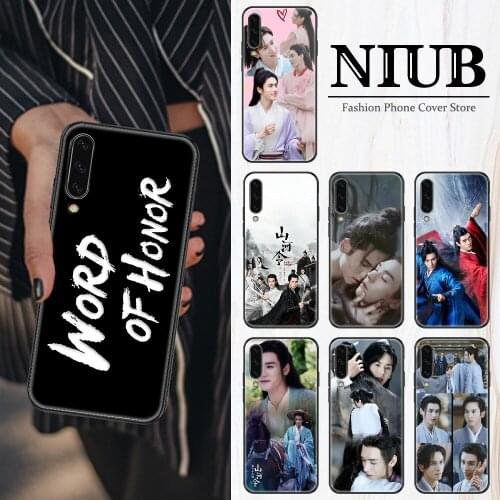 WORD OF HONOR Phone Case For Samsung Galaxy A10 A12 A20E A21S A30 A32 A40 A50 A51 A52 A70 A71 A72 A5 A6 A7 2018 black painting