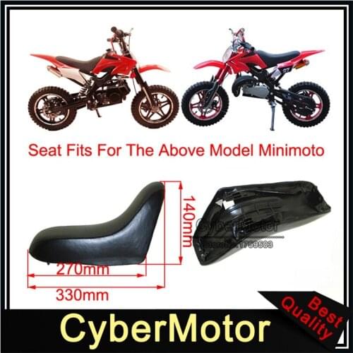 Black Foam Seat For 2 Stroke 47cc 49cc Mini Dirt Bike Kids ATV Quad 4 Wheeler