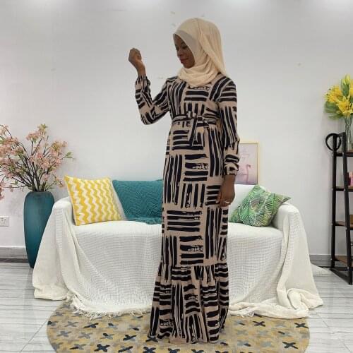 Eid Mubarek Muslim Fashion Dubai Abaya Turkey Hijab Summer Dress Kaftan Caftan Islam Clothing For Women Robe Femme Ete Vestidos