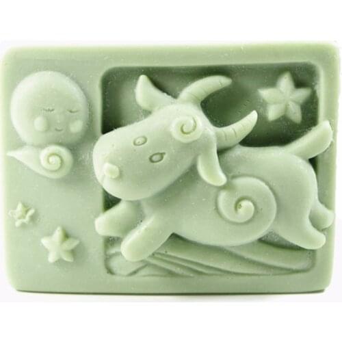 Capricorn constellations Mould Craft Art Silicone 3D Soap Mold Craft Molds DIY Handmade Candle Molds S385