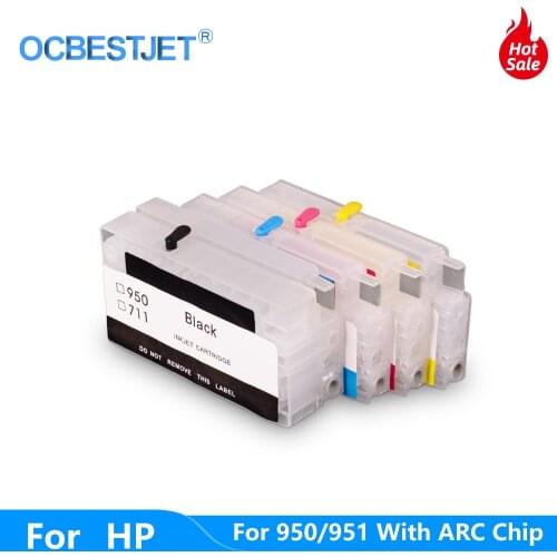 950 951 950XL 951XL Empty Refillable Ink Cartridge For HP Officejet Pro 8100 8600 8610 8615 8620 8625 8630 251dw 276dw Printer
