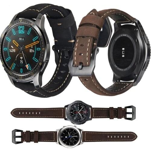 Leather Bracelet Watchband For Huawei Honor Magic Watch 2 46mm Watch Strap For Huawei Watch GT2 GT 2 42 46 Honor Magic 2 Correa