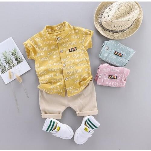 Summer Boys/Girls Clothing 2021 New Casual Fashion Print T-Shirt+Shorts Kids Infant Children Toddler Outfits 1 2 3 4 Years
