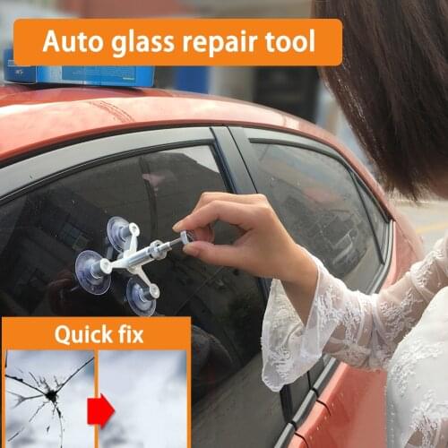 Car Windshield Glass Repair Kit Crack Windscreen Repair DIY Tools Kit Kit Quick Fix Cars Window Cracked Glass Repair Kits