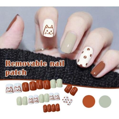 Full Wrap Gradient Nail Stickers Self-Adhesive Nail Art Decal Strips Manicure Decoration Kit For Women Girls DIY Supply