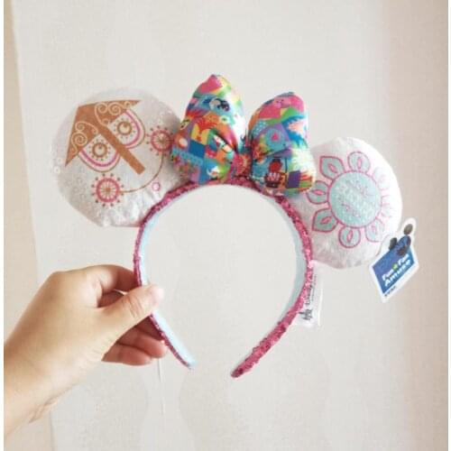Disney HONG KONG Parks Small World Mickey Ears Headband new gift