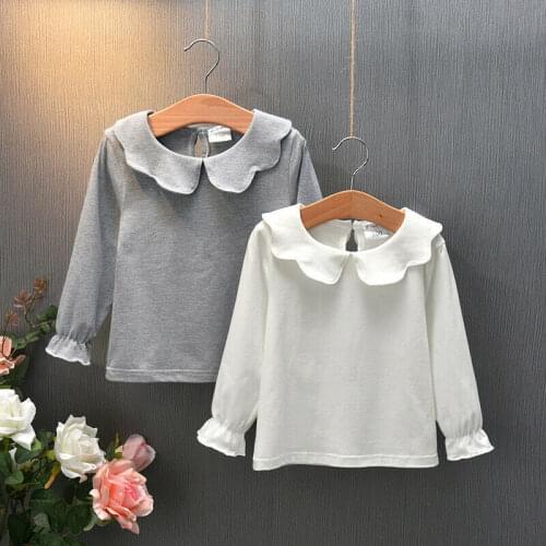 Toddler Kid Baby Girl Long Sleeve Tops Autumn Winter Blouse Pullovers Shirts 1-7Years