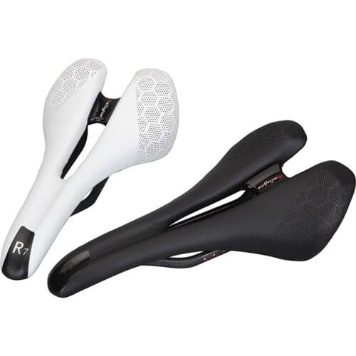 Road bike saddle carbon bracket competition riding comfortable seat long saddle off-road