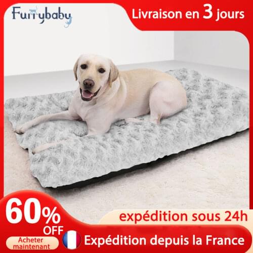 Ultra Plush Deluxe Orthopedic Foam Dog Bed Rectangular Cat Dog Mats / Removable Cover Pet Mattress Cushion for Small Large Dog