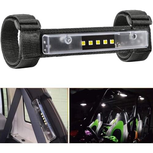 Universal Roll Bar Mount LED Light Utility Roll Cage Light Courtesy Light Interior Dome Light fit UTV ATV Truck Cars