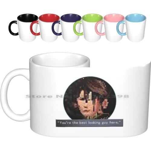 You're The Best Looking Guy Here Ceramic Mugs Coffee Cups Milk Tea Mug Final Fantasy Viii Final Fantasy Ffviii Ff8 Squall Final