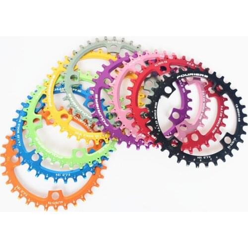FOURIERS MTB Chainring 104 Bcd Mountain Bicycle Chainwheel AM FR DH Aluminum Bike Crankset Parts 30-34T Use 9 /10 Speed