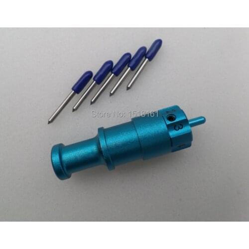 1pc Cricut Blade Holder + 5pcs 60 Degree Roland GCC Liyu Cutter Plotter Cutting Blades Free Shipping