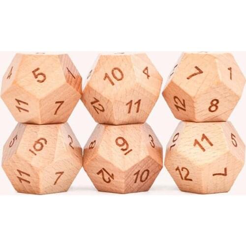 5x D12 12 Sided Dice Maths Games Board Game PRG MTG Dice for Bar Party Club